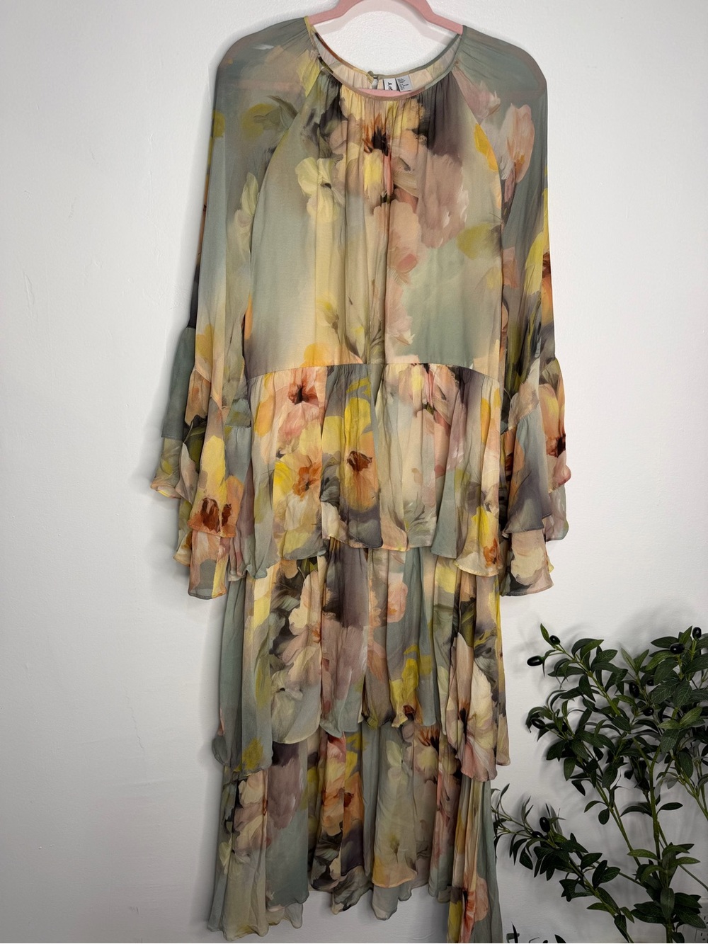 OTHER & STORIES FLOUNCED MAXI DRESS - Picture 4 of 8